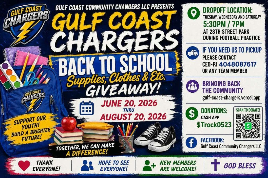 Back to School Supplies & Clothes Giveaway